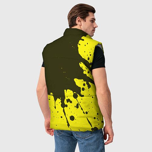 Мужской жилет SONIC EXE Брызги 4 / 3D-Светло-серый – фото 4