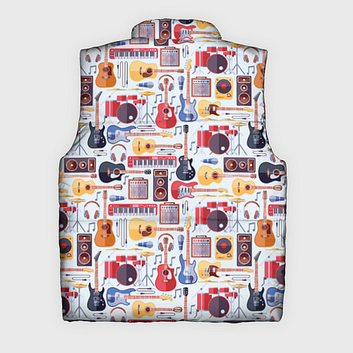 Мужской жилет Рок Музыкант / 3D-Светло-серый – фото 2