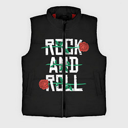 Мужской жилет ROCK AND ROLL розы, цвет: 3D-красный