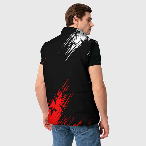 Мужской жилет Tesla - Motors / 3D-Черный – фото 4