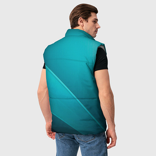 Мужской жилет Tesla - Sport / 3D-Светло-серый – фото 4