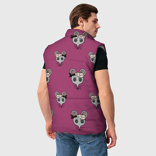 Мужской жилет Ниндзя-мыши Клинок, рассекающий демонов Kimetsu no / 3D-Светло-серый – фото 4