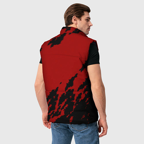 Мужской жилет Toyota - Летучие мыши / 3D-Черный – фото 4