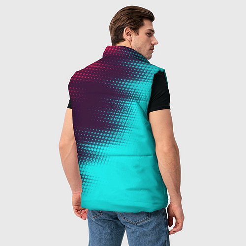Мужской жилет BTS Абстракция / 3D-Черный – фото 4