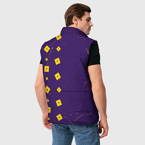 Мужской жилет ROBLOX Минимал / 3D-Черный – фото 4