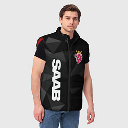 Мужской жилет SAAB , СААБ, цвет: 3D-красный — фото 2