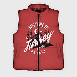 Мужской жилет Турция - Turkey, цвет: 3D-черный
