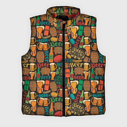 Мужской жилет Пиво Beer, цвет: 3D-красный