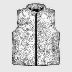 Мужской жилет Раскрась - одежду, цвет: 3D-черный