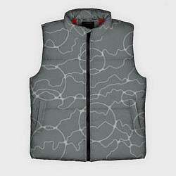 Мужской жилет Нейрографика в серых тонах