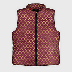 Мужской жилет Gold & Red pattern
