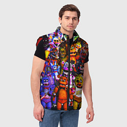 Мужской жилет Fnaf UCN, цвет: 3D-красный — фото 2