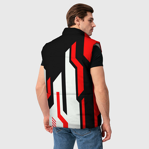 Мужской жилет БМВ Логотип BMW / 3D-Светло-серый – фото 4