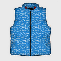 Мужской жилет Языки Программирования Programmer, цвет: 3D-красный