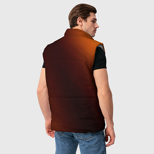 Мужской жилет ЛИСИЧКА Абстракция / 3D-Светло-серый – фото 4