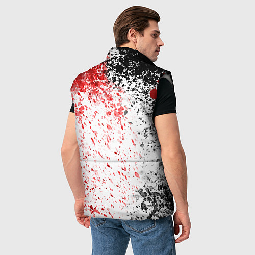 Мужской жилет Канеки Кен Брызги Краски Токийский Гуль / 3D-Светло-серый – фото 4