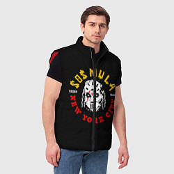 Мужской жилет ZillaKami x SosMula City Morgue Sleez Bag, цвет: 3D-красный — фото 2