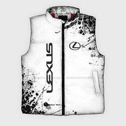 Мужской жилет Lexus texture Трещины, цвет: 3D-красный