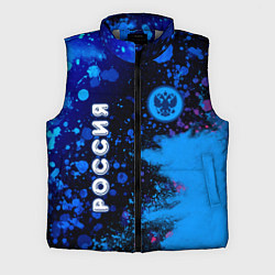 Мужской жилет РОССИЯ - ГЕРБ - Арт 6, цвет: 3D-светло-серый