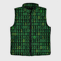 Мужской жилет Двоичный Код Binary Code, цвет: 3D-черный