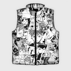 Мужской жилет Волейбол!! pattern, цвет: 3D-черный