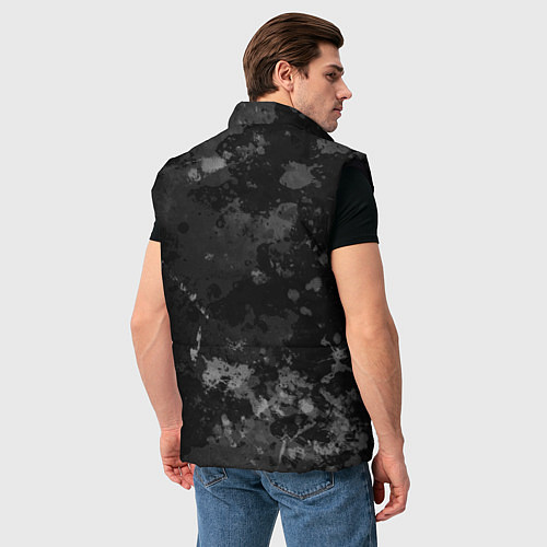 Мужской жилет OPEL ОПЕЛЬ СЕРЫЙ ФОН / 3D-Черный – фото 4