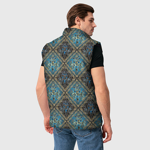 Мужской жилет Классические паттерны / 3D-Черный – фото 4