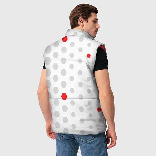 Мужской жилет ТРИАТЛОН - ТРОЕБОРЬЕ / 3D-Красный – фото 4