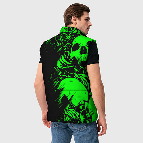 Мужской жилет Сабатон sabaton черепа / 3D-Черный – фото 4