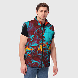 Мужской жилет Каляка-маляка, цвет: 3D-светло-серый — фото 2