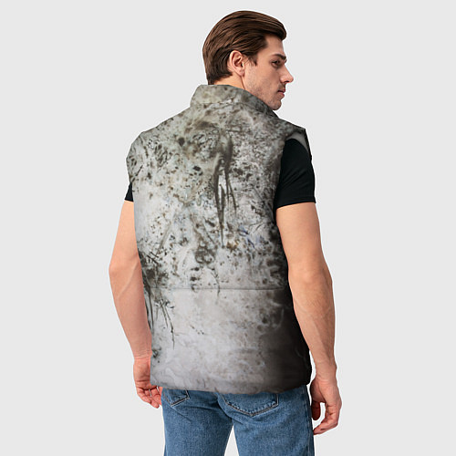 Мужской жилет В густом тумане / 3D-Светло-серый – фото 4