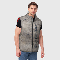 Мужской жилет Only for Italy Мешковина Авангард Hype, цвет: 3D-красный — фото 2