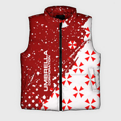 Мужской жилет Resident Evil Umbrella Corporation паттерн, цвет: 3D-красный