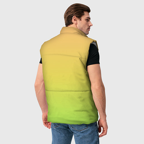 Мужской жилет GRADIEND YELLOW-GREEN / 3D-Светло-серый – фото 4