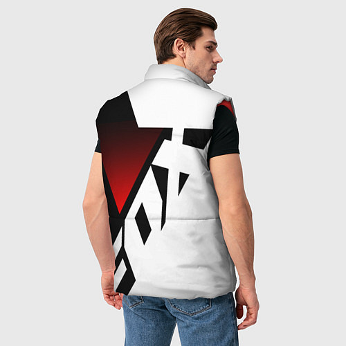 Мужской жилет MOTO FOX - Мотокросс / 3D-Красный – фото 4