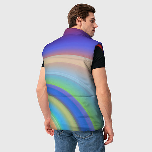 Мужской жилет Все цвета радуги / 3D-Красный – фото 4