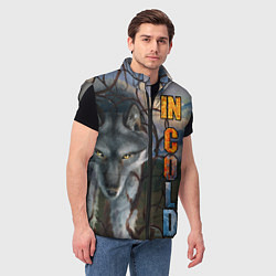 Мужской жилет IN COLD wolf with logo, цвет: 3D-светло-серый — фото 2