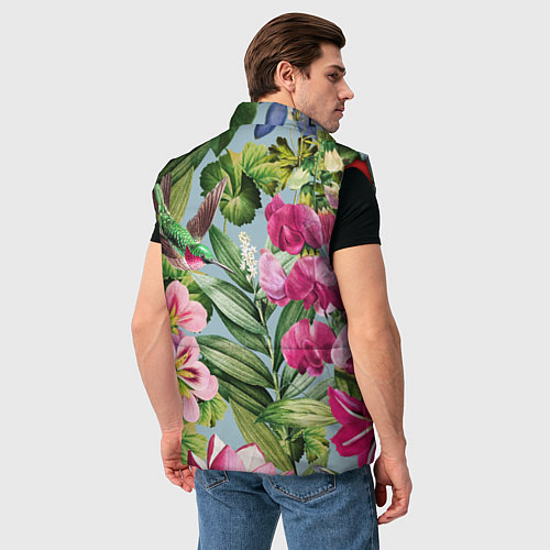 Мужской жилет Цветы Эдема / 3D-Красный – фото 4
