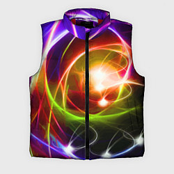 Мужской жилет Галактическое звёздное пространство Galactic Star, цвет: 3D-красный