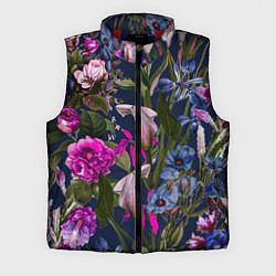 Мужской жилет Цветы Таинственные, цвет: 3D-красный