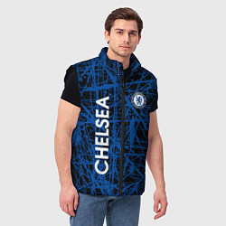 Мужской жилет CHELSEA F C, цвет: 3D-черный — фото 2