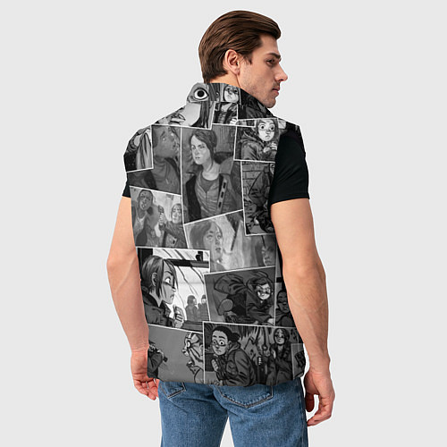 Мужской жилет The last of us comix / 3D-Черный – фото 4