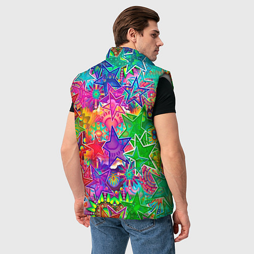 Мужской жилет COLOR STARFALL / 3D-Светло-серый – фото 4