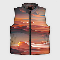 Мужской жилет Буря в пустыне, цвет: 3D-светло-серый