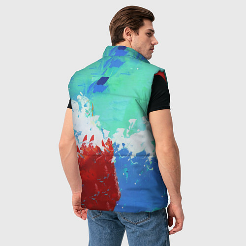 Мужской жилет Дональд Трамп арт / 3D-Красный – фото 4