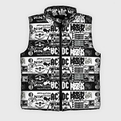 Мужской жилет THE TEXTURE OF LEGENDARY ROCK BANDS