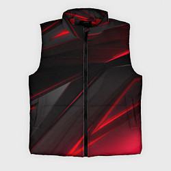 Мужской жилет Красно-черный фон, цвет: 3D-красный