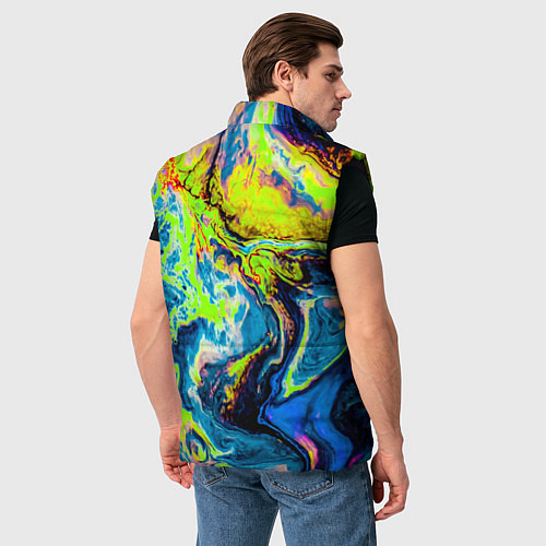 Мужской жилет The Poisonous Palette / 3D-Черный – фото 4