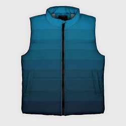 Мужской жилет Blue stripes gradient