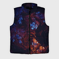 Мужской жилет Синие и Красные Коралловые Рифы, цвет: 3D-черный